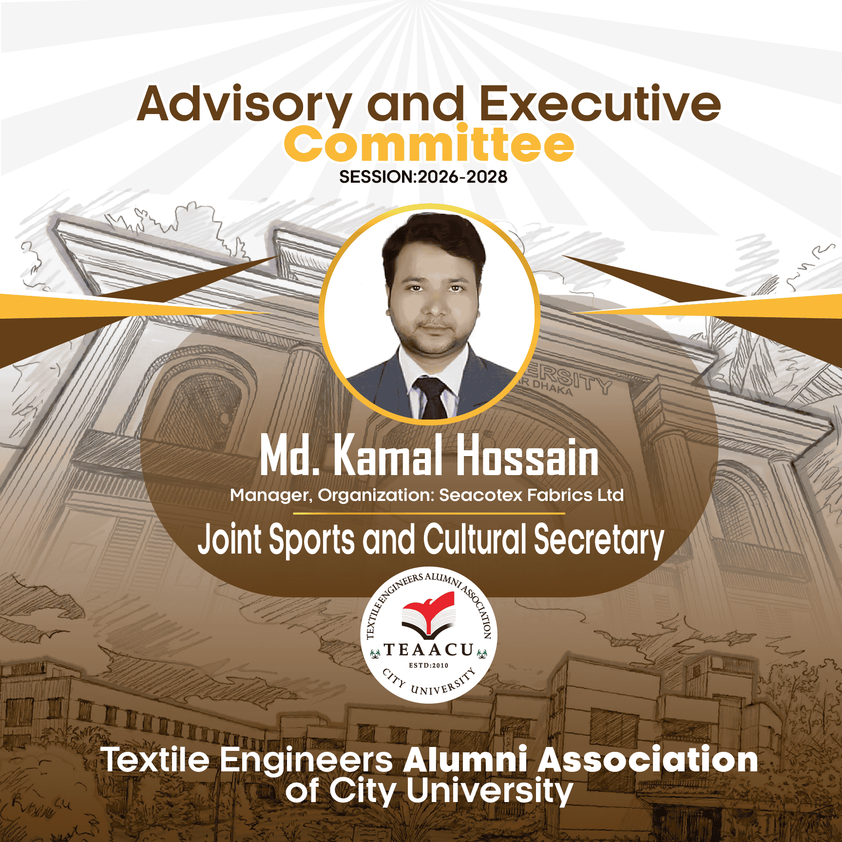 TEAACU Executive Committee 2026–2028