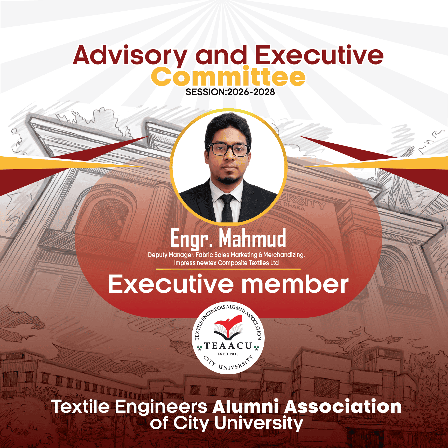 TEAACU Executive Committee 2026–2028